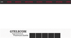Desktop Screenshot of gtelecom.be
