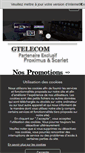 Mobile Screenshot of gtelecom.be
